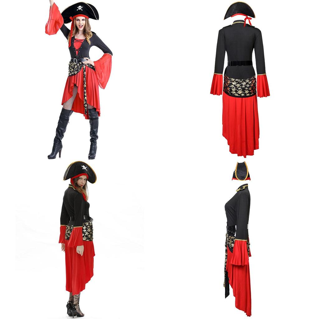 Exquisite Women Adult Pirate Costume For Halloween And Carnival Celebrations