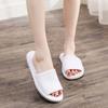 Spa Slippers, 5 Pairs Open Toe Toe Disposable Slippers Fit Size For Men And Women For Hotel Home Guest Used