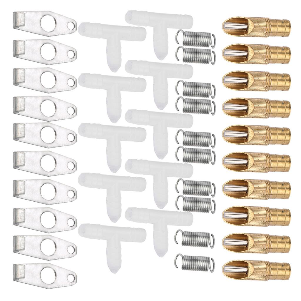 10pcs Set Stainless Steel Automatic Nipple Waterer for Rabbit Rat Ferrets