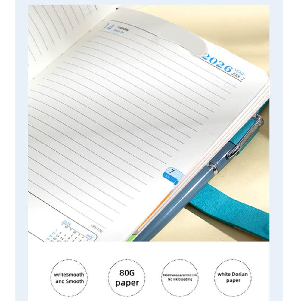 Wear-resistant A5 English Daily Plan Notebook Agenda Planning Notebook School Office