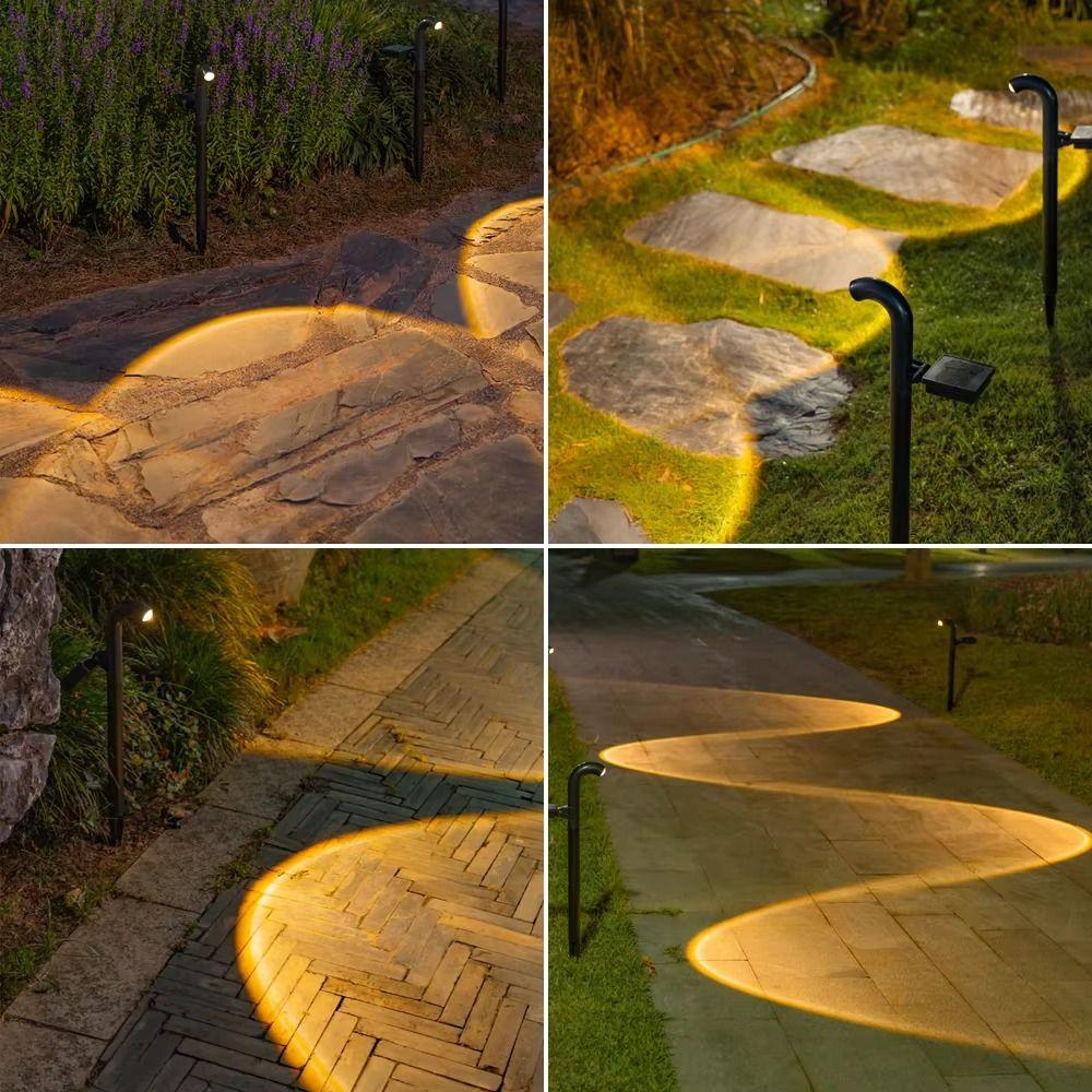 Warm White Light Solar Pathway Lights Waterproof Solar Power Solar LED Light  Lawn Decoration