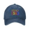 Cotton 1963 60th Vintage Retro Limited Edition Baseball Cap Unisex WoUnisex Breathable 60 Years Old Birthday Gift Dad Hat Outdoor