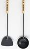 Yoshikawa Turner, Black, 40.7cm, Made In Japan, Cookpal Chinese Spatula, YJ2488