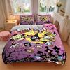 3pcs Halloween Fun Hello Kitty My Melody & Friends Bedding Set Includes Quilt Cover and Pillowcases, Suitable for All Seasons