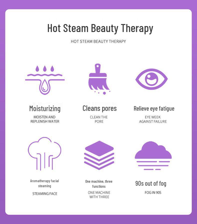 Hydrating Facial Steamer Mist Device for Home - Opens Pores & Moisturizes