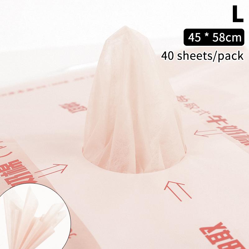 40 Pcs Milk Cotton Tissue Paper Florist Flower Wrapping Paper Diy Handmade Bouquet Crafts Gifts Packaging Wedding Party Supplies
