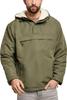 Зимняя куртка Brandit Windbreaker Sherpa (3173) оливковая (3173-1)