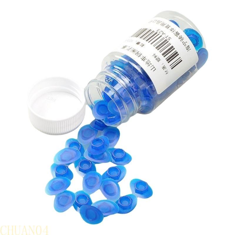 A1A2 100Pcs Plastic Bicycles Rims Wheel Plugs Replacement Mountain Bike Tire Pad Steel Rings Hole Plug Bicycles Accessory
