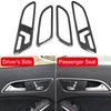 Only Fit LHD! Car Inner Door Handle Bowl Frame Trim for Mercedes Benz A Class W176 2013-2018 / CLA W117 2015- Car Styling