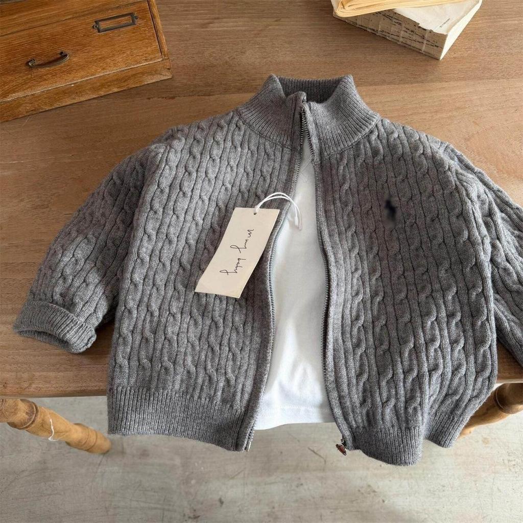 Jungen Strick-Cardigan Pullover für Kleinkinder Frühling Leichtes Bequemes Oberteil