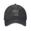 Retro Penta Pentagon Mexican Baseball Cap Distressed Denim Sun Cap Wrestling Entertainment Activities Adjustable Caps