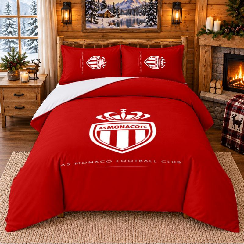 As Monaco Pattern Bedding 3Pcs Set Bed Sheet And Pillowcases For Indoor Bedroom