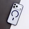 Applicable To Apple 17Promax Mobile Phone Case, Skin-sensitive Magnetic Suction iPhone16PM Simple and Transparent 15 Anti-drop Protective Case