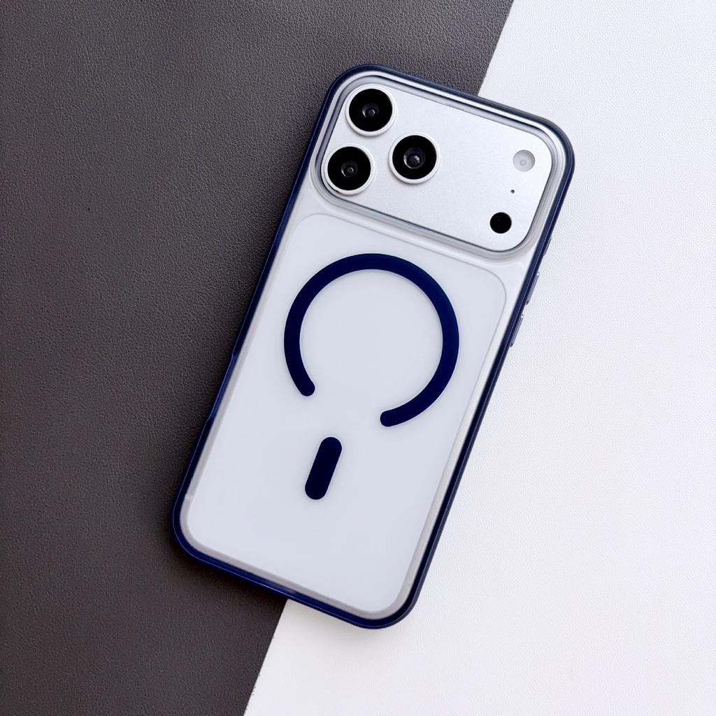 Applicable To Apple 17Promax Mobile Phone Case, Skin-sensitive Magnetic Suction iPhone16PM Simple and Transparent 15 Anti-drop Protective Case