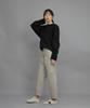 Seinteukeulu Heavy Terry Grunge Sweatshirt Hgs-802 Black