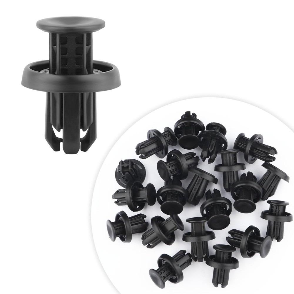 100pcs Push Type Front Bumper Clips 100PCS Auto Bumper Clips for Automotive Use 100pcs