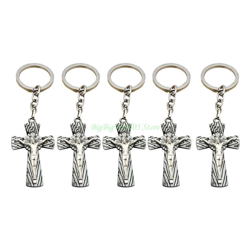 24TE Keychains Rings DIY Car Hanging Simple Jewelry Handmade Gift