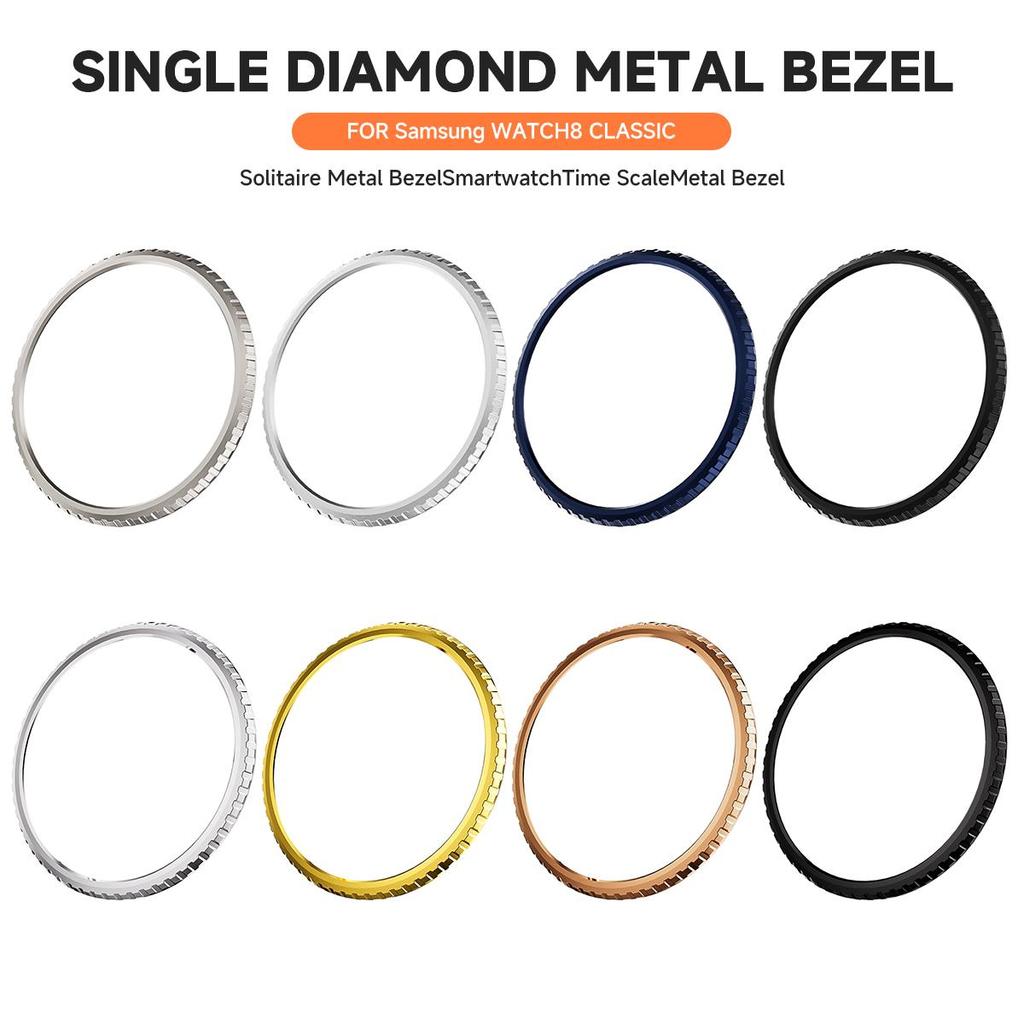 Ramka Ochronna Zderzak Pierścień Bezelowy do Samsung Galaxy Watch 8 Classic 46mm Ochrona dla Galaxy 8 Classic Akcesoria Antykolizyjne