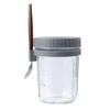 Oatmeal Portable Breakfast Blender Cup - Thickened Glass, Sealed for Milk or Salad