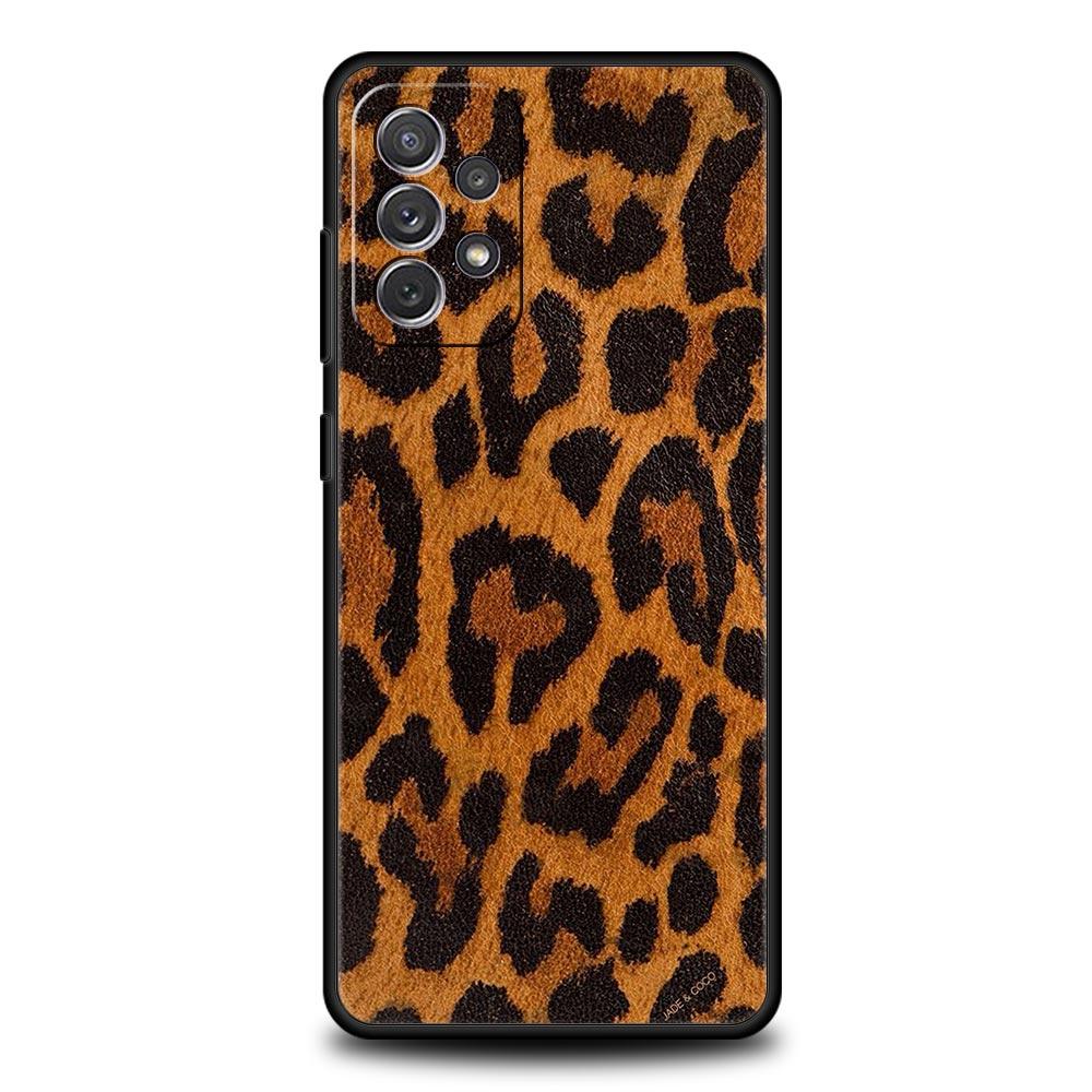 Etui na telefon z wzorem tygrysa, pantery i kwiatów dla Samsung A13 A51 A71 A41 A31 A21S A11 A01 A03S A12 A32 A52 A22 A23 A33 A53 A73 5G