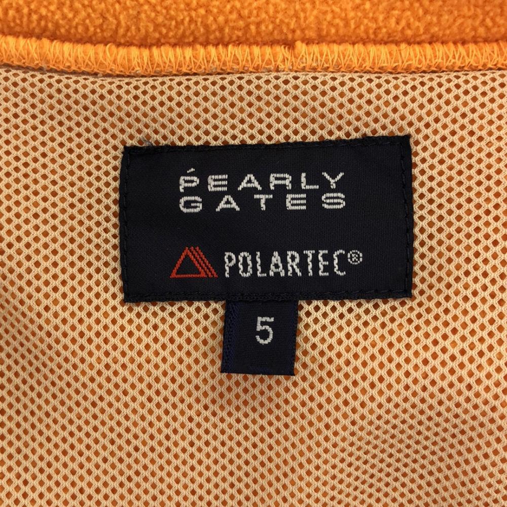 Pearly Gates Logo Embroidery Golf Fleece Jacket 5 Mesh Lining, Thumb Hole Men's Used