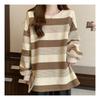 Navava Men Casual STriped Color Block Long Sleeve T shirT nT2017