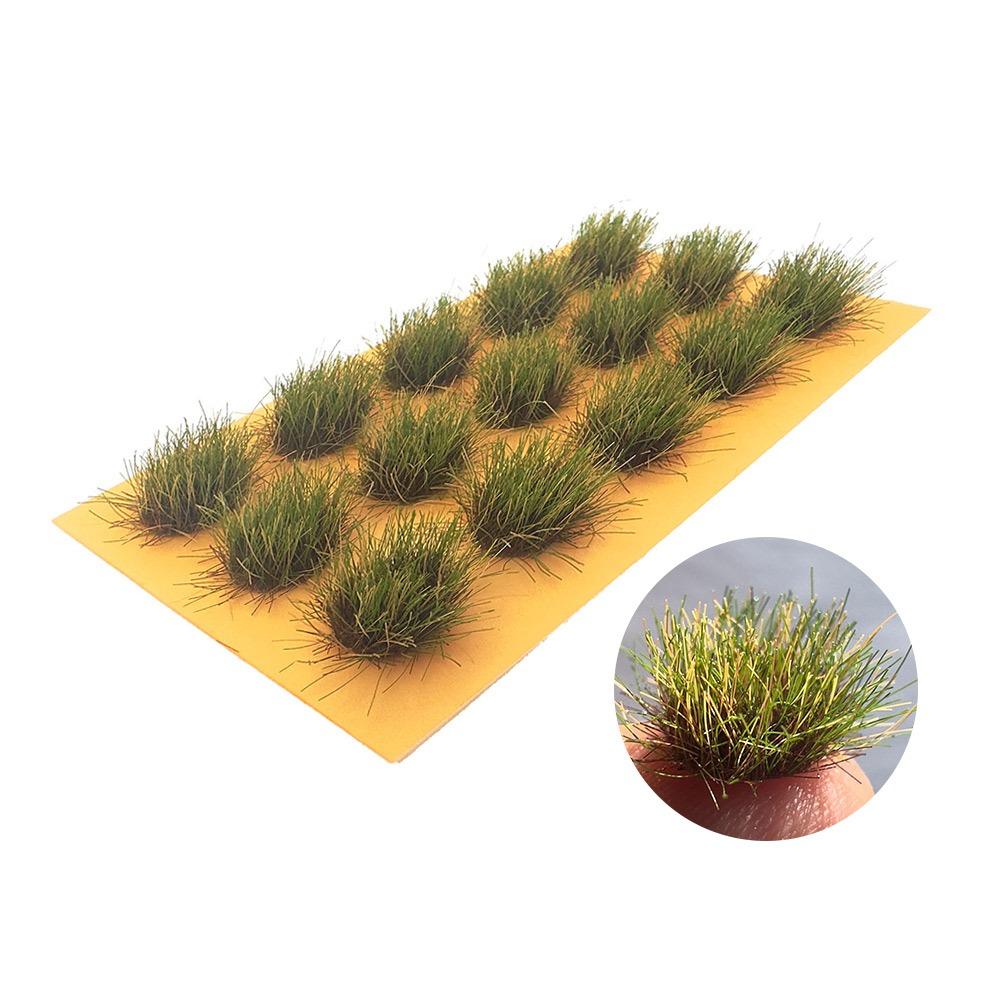 Nylon Artificial Grass Tufts DIY Grass Cluster Multicolor Grass Tufts Model