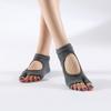 Split-toe Yoga Socks, Combed Cotton, Non-slip, Open-back, Fingerless Dance Socks, Dotted Two-toe Socks