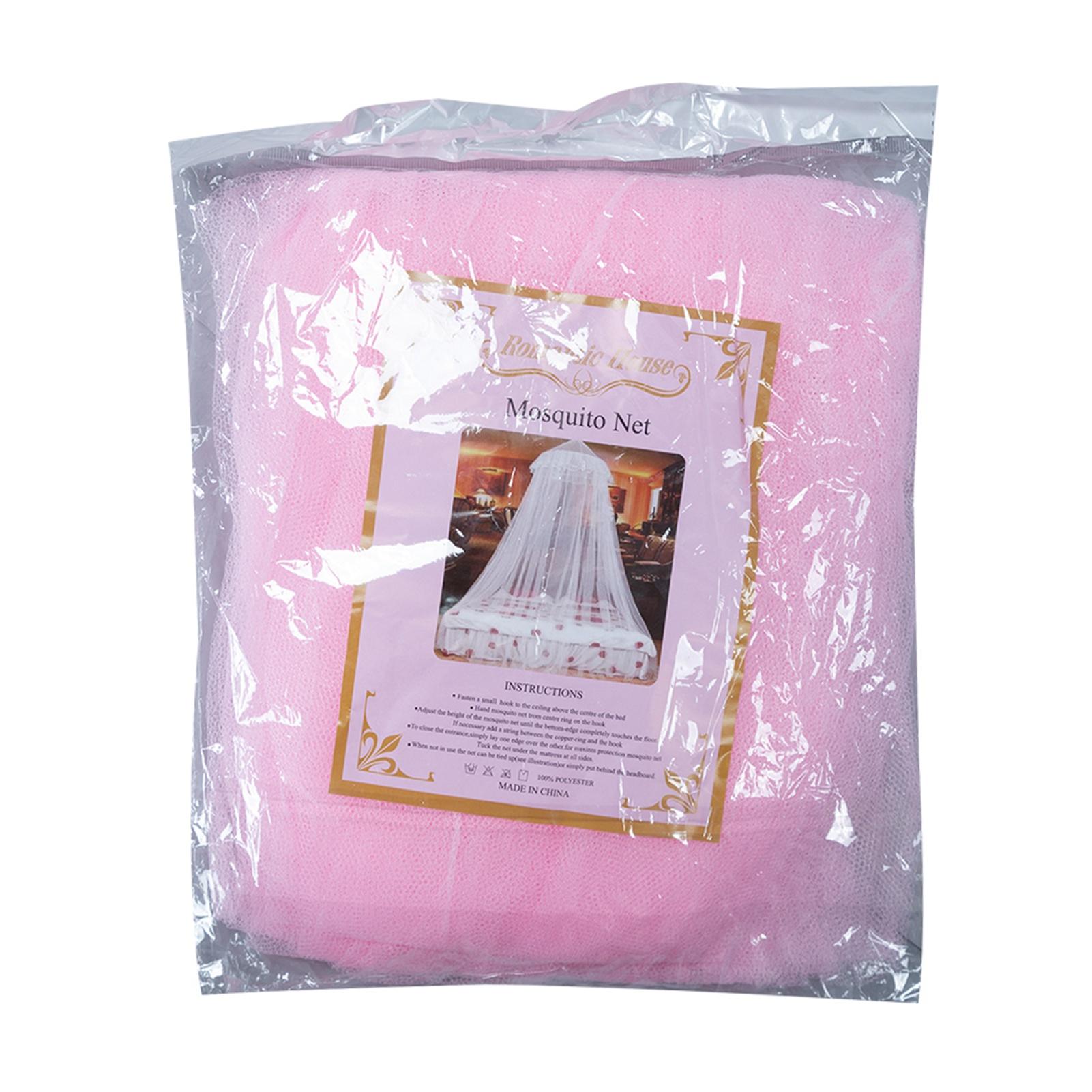 

Универсальный купол-балдахин для кровати, москитная сетка, подвешиваемая для односпальных и полуторных размеров, полноразмерных гамаков, детских кроваток, для улицы и дома светло-розовый