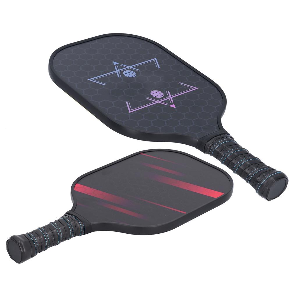 Pickleball Racket Set Portable Glass Fibre Pickleball Paddle Polymer Core Racket with Balls