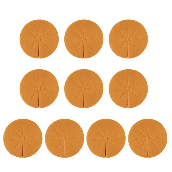 10 Stück Klonkragen Hydroponische Schwämme Wiederverwendbarer Schaumstoff DIY Kloner Einsätze Passend für Netztopfe für Klonmaschinen Pflanzenkeimung