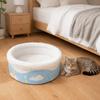 Warm Bathtub Cat Bed Round Cat Sleeping Bag Cat Bed Cave Dog Sleeping Nest  for Cats and Dogs