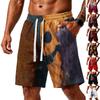 Men's Halloween Loose Fit Sports Shorts with Pockets Elastic Waistband Casual Athletic Shorts for Outdoor Activities