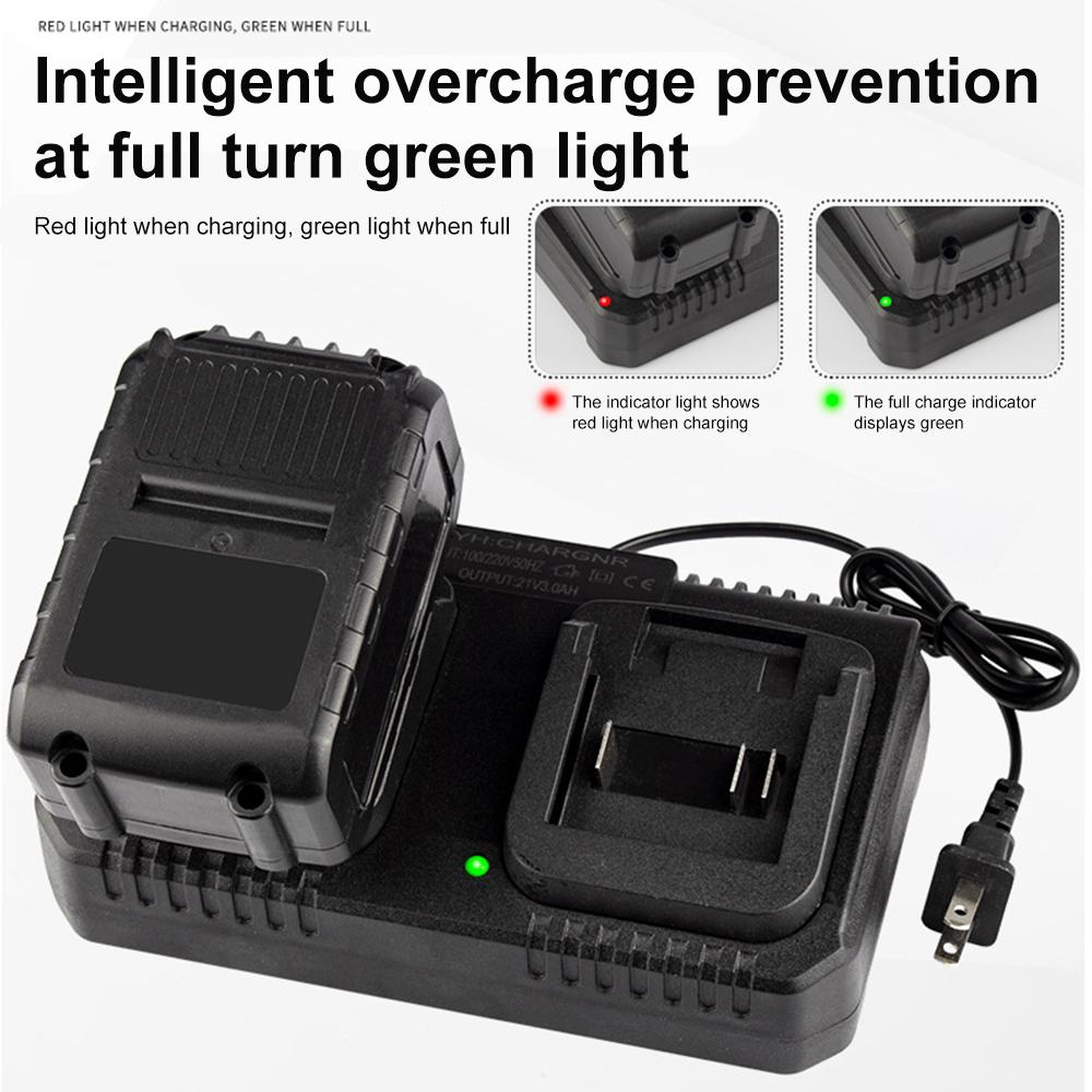 3A Lithium Battery Fast Charger 2 Way Power Tool Battery Charger EU/US Plug For Makita 18V 21V Battery BL1415/1815/1830/1850