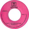 7inch Record LARRY MARSHALL  I Admire You  Cant You Understand NONE Question Jamaica Reggae Ska  Dub Used