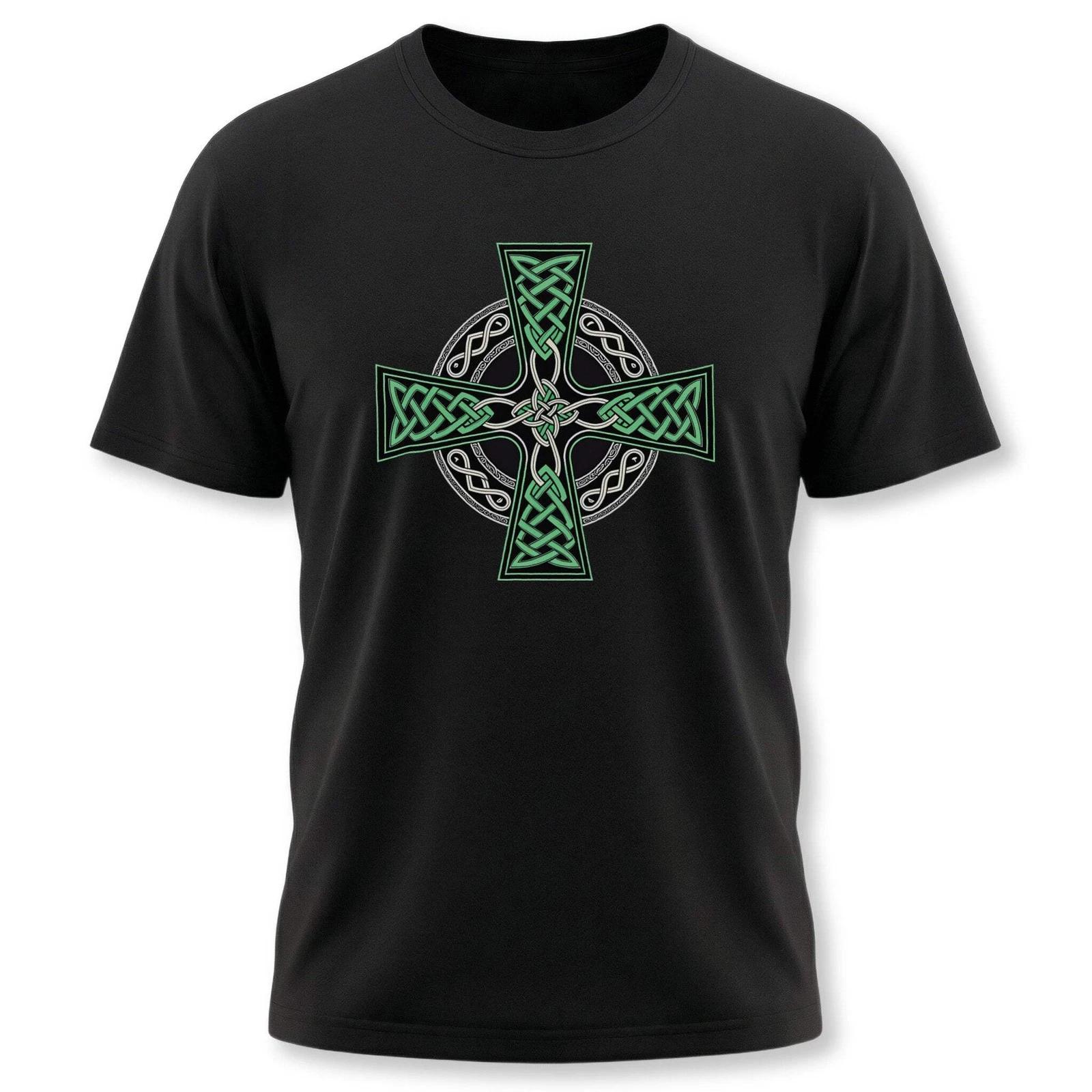 Celtic Cross Knotwork T-Shirt | Irish Knot Unisex Tee | Ireland Heritage Shirt XXXXL