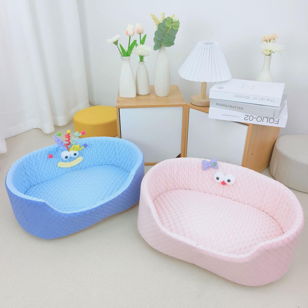 Sommer Haustier Eisnest Eis Erbsen Kaltes Katzennest Kann Entfernt und Gewaschen Werden Haustier Sofa Haustier Kühles Nest für Alle Jahreszeiten