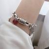 925 Sterling Silver Thai Silver Bracelet for Women Vintage Geometric Heart Love Lucky Punk Jewelry 2026 New
