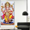 Ganesha Umělecké dílo Obrazy na plátně Obývací pokoj Domácí Dekor Umělecká díla Moderní nástěnné umění Olejomalba Plakáty Obrazy Příslušenství
