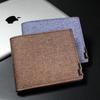 Trendy Youth Denim Wallet: Spacious Horizontal Card Holder with Multiple Slots