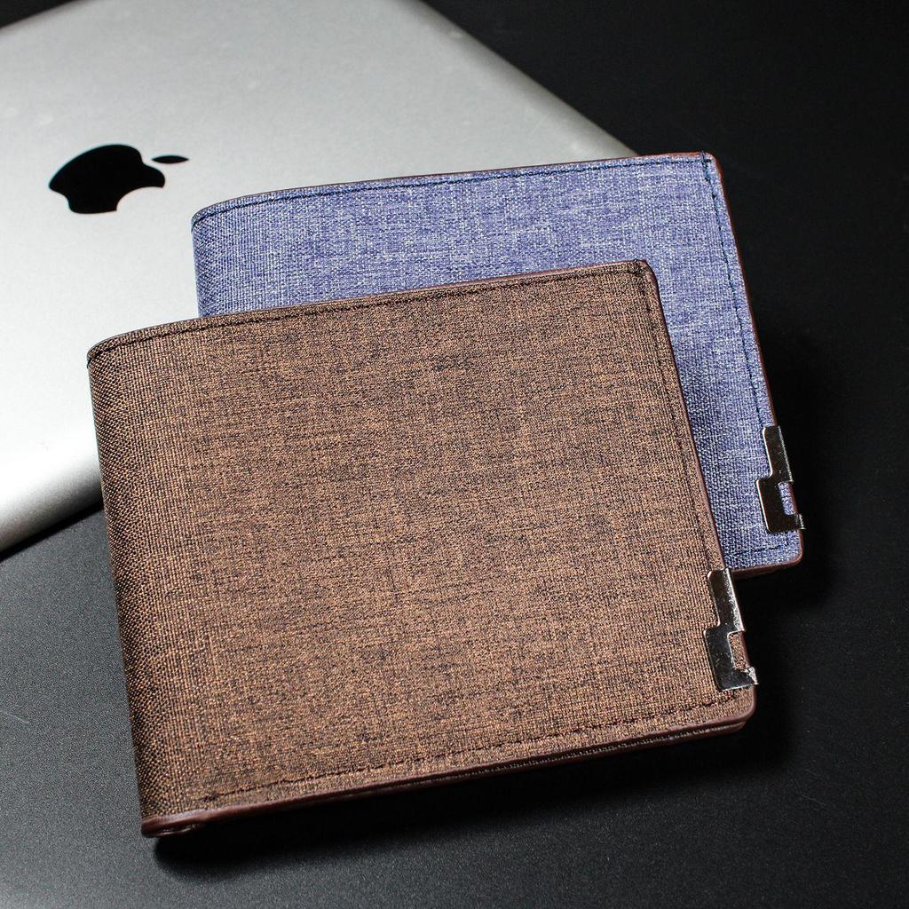 Trendy Youth Denim Wallet: Spacious Horizontal Card Holder with Multiple Slots