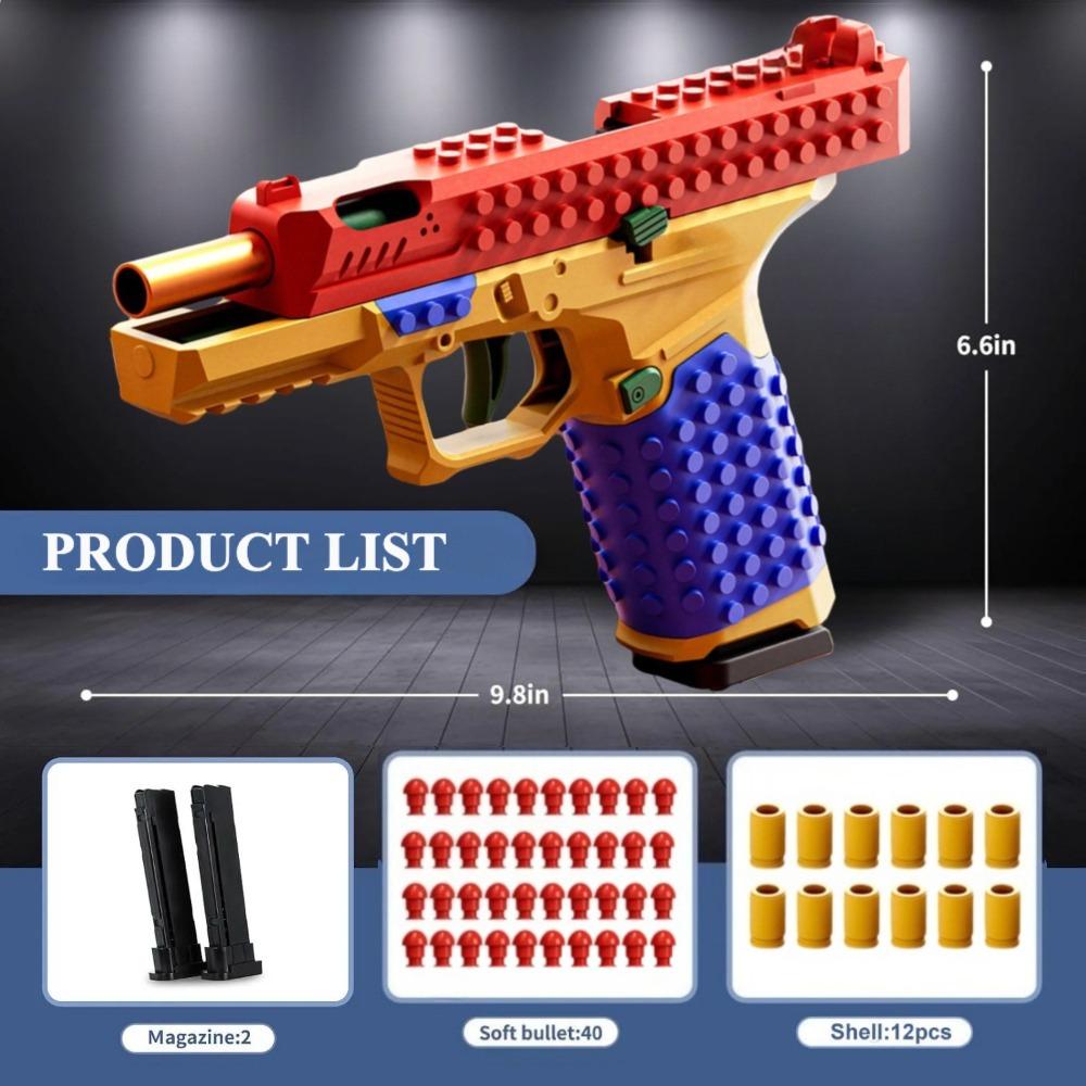 Continuous Shooting Toy Gun SIG17 Airsoft Pistol Shell Eject Empty Hanging Launcher Outdoor Game for Children Christmas Gift