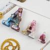 Large English Alphabets Earrings Silicone Epoxy Resin Mold DIY Keychain Pendant Jewelry for Luggage Tags Bag Accessories