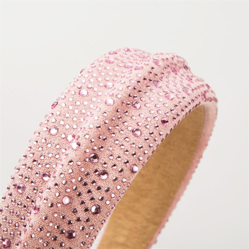 Wide-Edge Fashion Starry Hair Accessory Elegant Headband Ornament Women Rhinestone