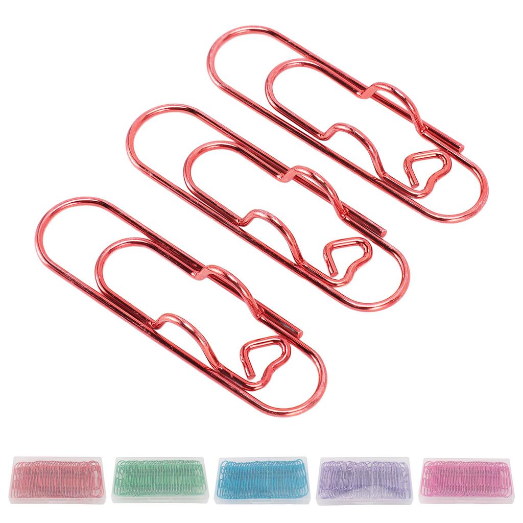 30 ks Kovové klipy na pera Nerezová ocel Multifunkční Přenosný Kovový klip na papír Klip na pero Držák pro