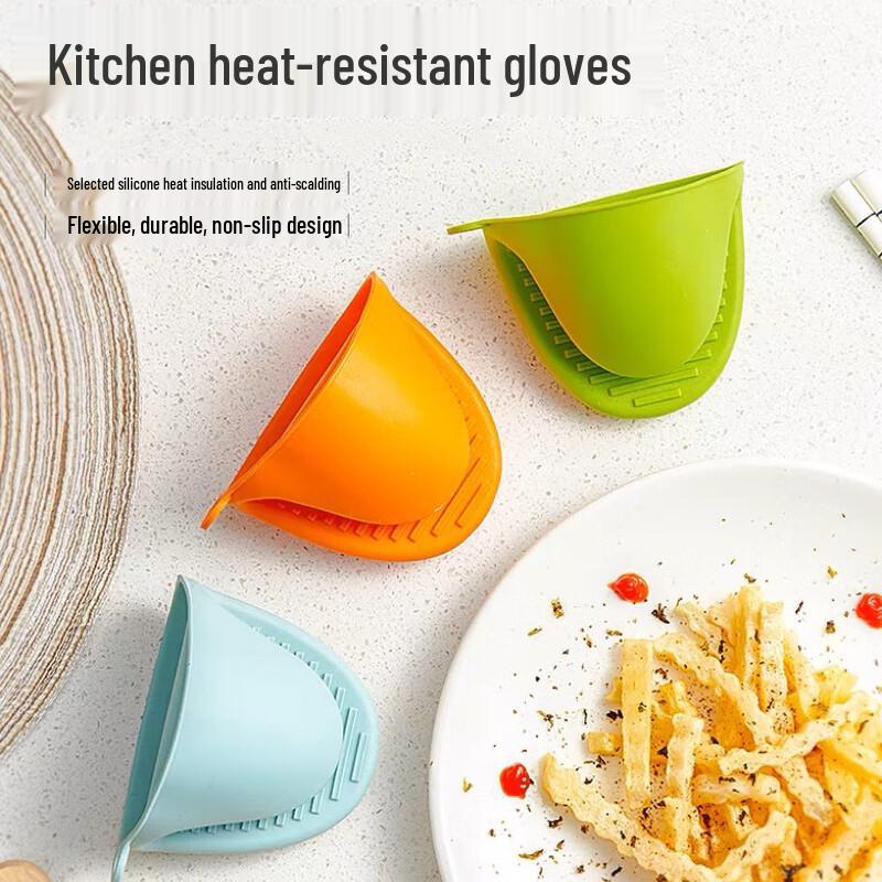Thick Silicone Heat Resistant Kitchen Mitt