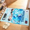 Manchester City Customizable Name Carpet Design for Kitchen Foyer Decorate Room Playrooms Anti-slip Rug Decorate Offices
