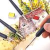 11-teilige Miniatur-Pinsel für feine Kunst, hochwertige synthetische Nylonborsten, kleine Lücke, Präzisionspinsel