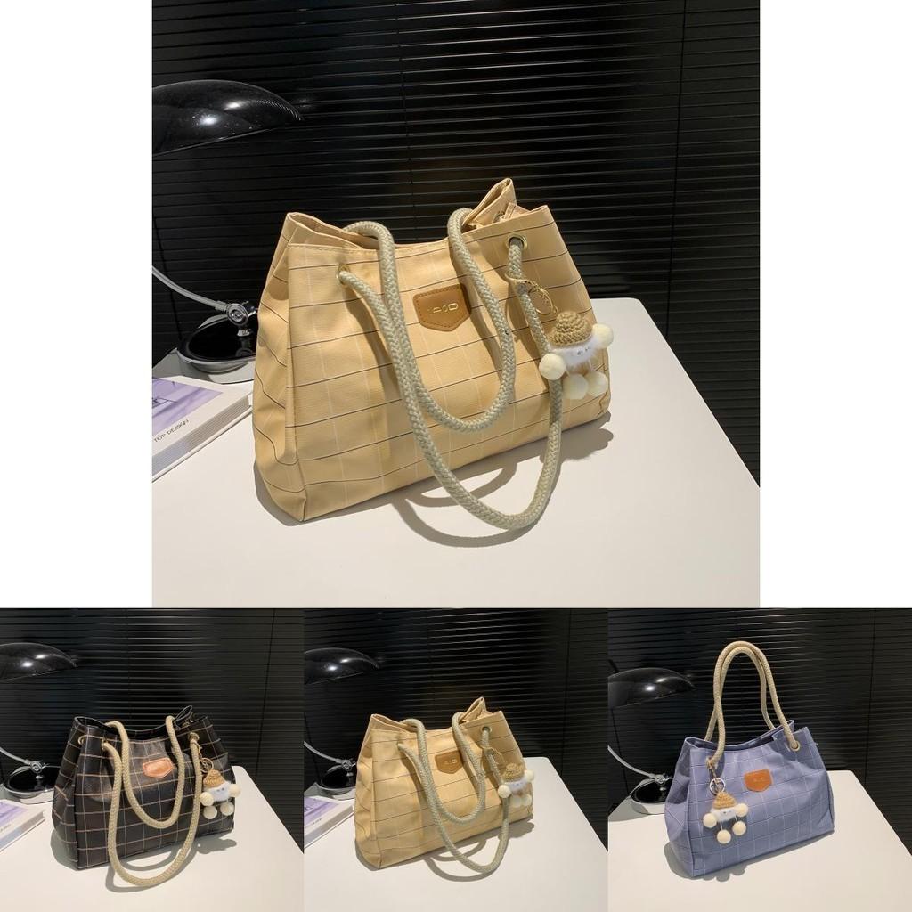 Trendy Large Korean Style Pu Shoulder Bag For Women Fashionable Casual Tote