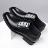 Fashion Men's Business Formal Shoes Luxurious Glossy Leather Shoes Classic Interview Versatile Men's Casual Shoes for Commuting